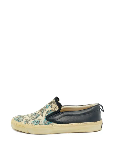Gucci Pre-Owned Rhombus slip-on sneakers