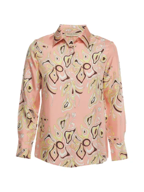 PUCCI Pre-Owned Marmo print shirt