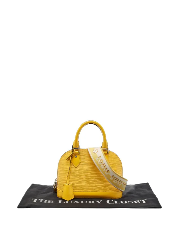 Louis Vuitton Pre-Owned BB Alma Épi-leather Tote Bag | イエロー