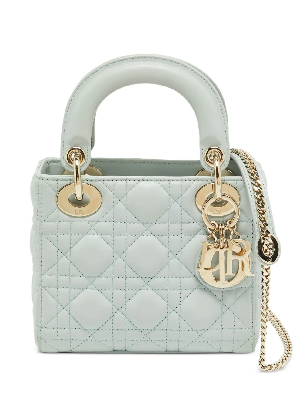 Christian Dior Pre-Owned 2023 Lady Dior Cannage Tote Bag - Blau