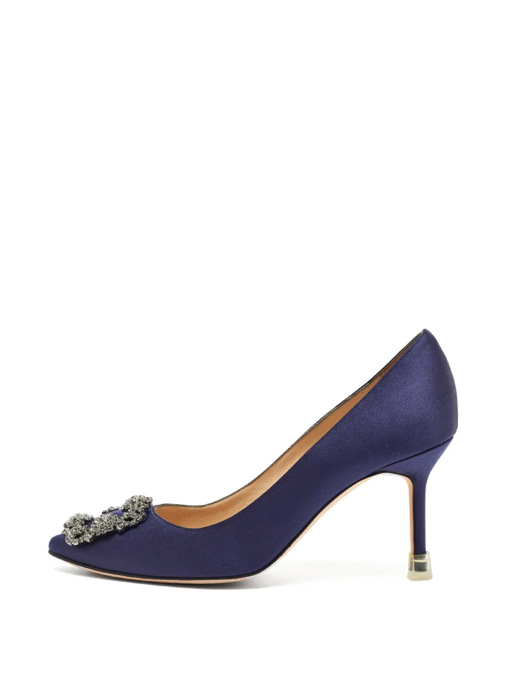 Manolo Blahnik Hangisi buckle pumps - Blu