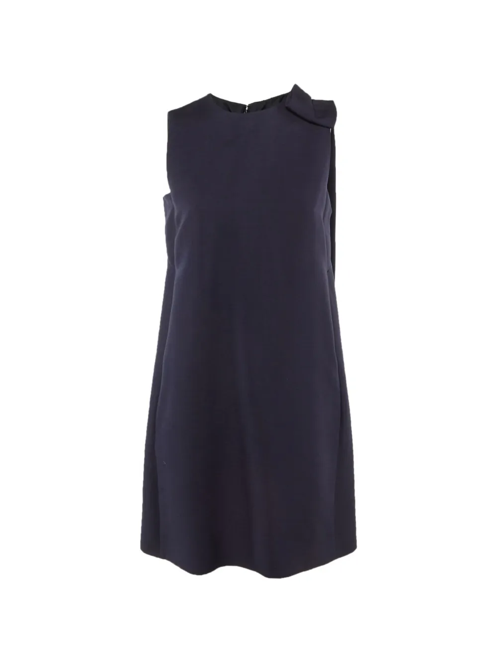Valentino Garavani Pre-Owned bow-detail sleeveless mini dress - Blu
