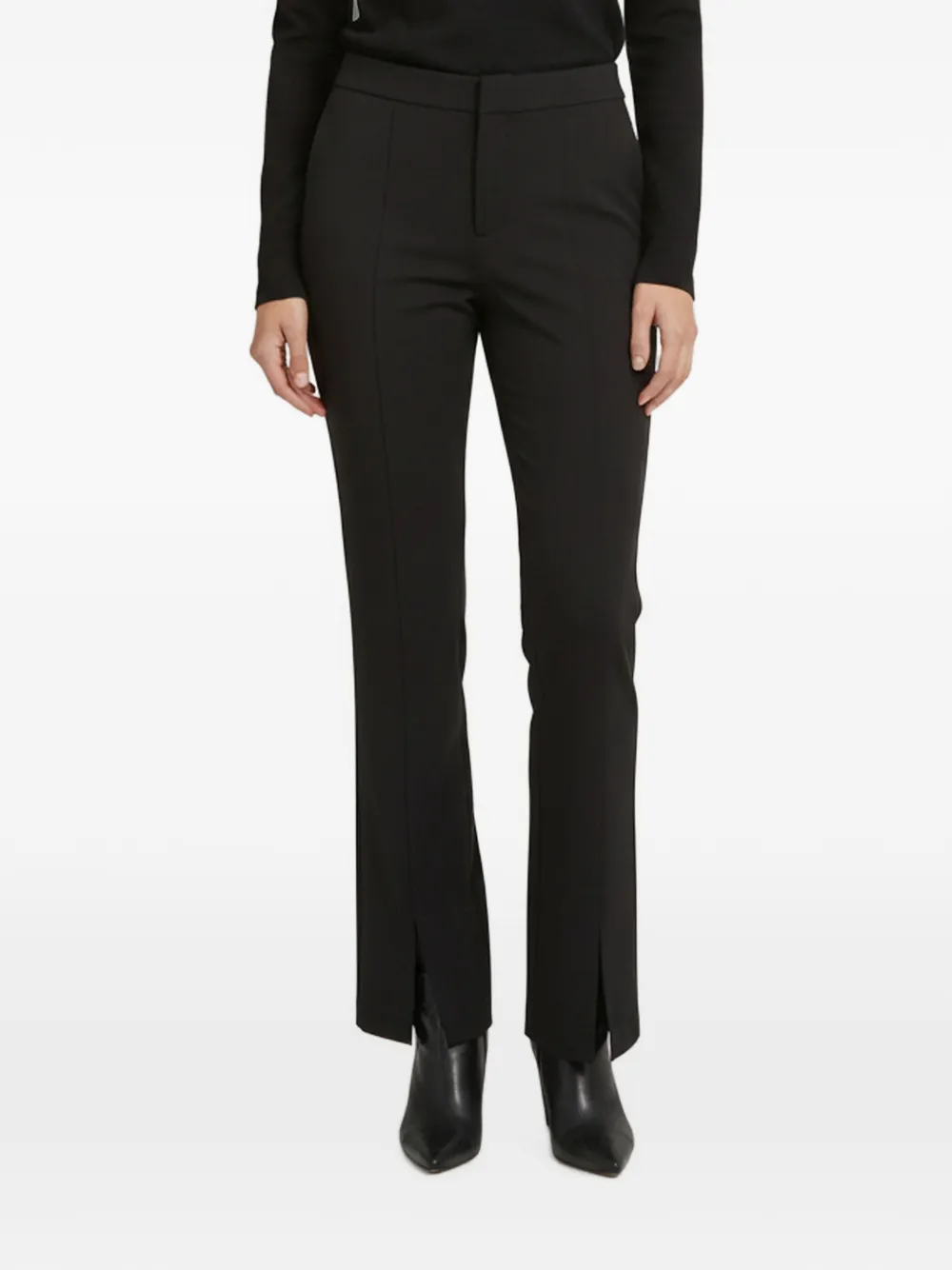 alice + olivia Emiko split-cuff trousers - Nero