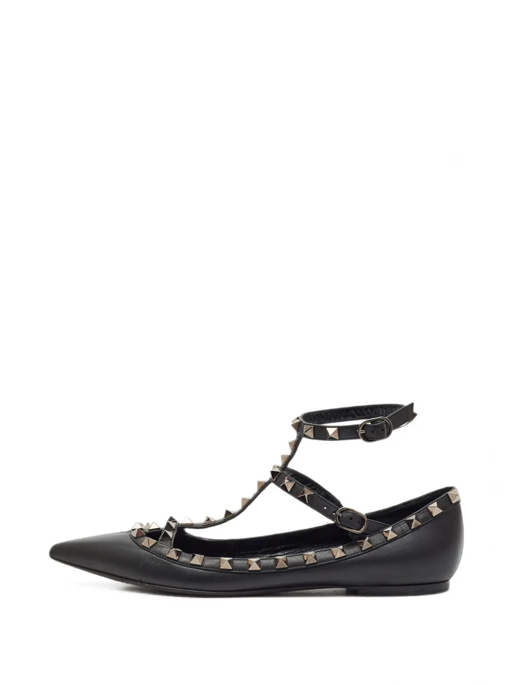 Valentino Garavani Pre-Owned Rockstud ballet flats - Nero