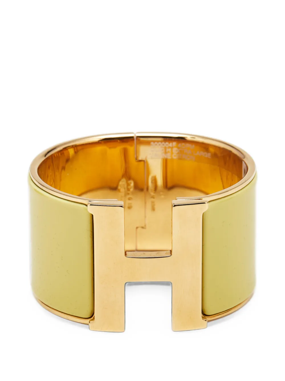 Hermès Pre-Owned Clic Clac H enamel bracelet - Oro