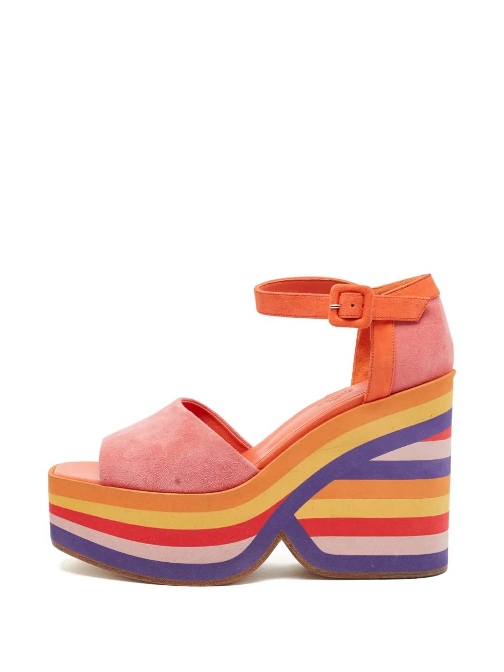 Hermès Pre-Owned Early 65 wedge sandals - Arancione