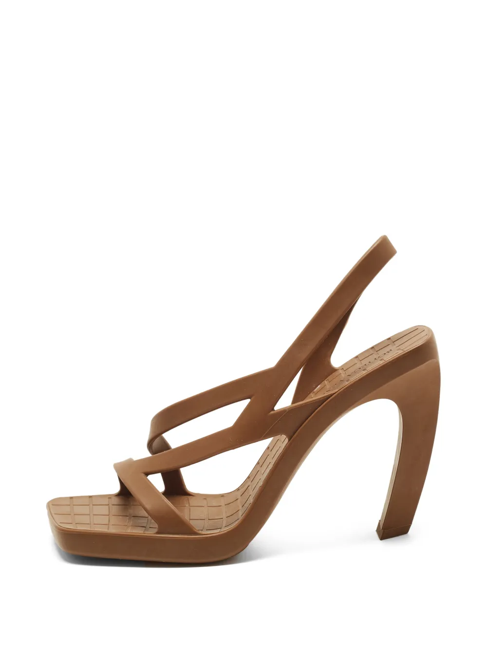 Bottega Veneta Pre-Owned Jimbo slingback sandals - Marrone