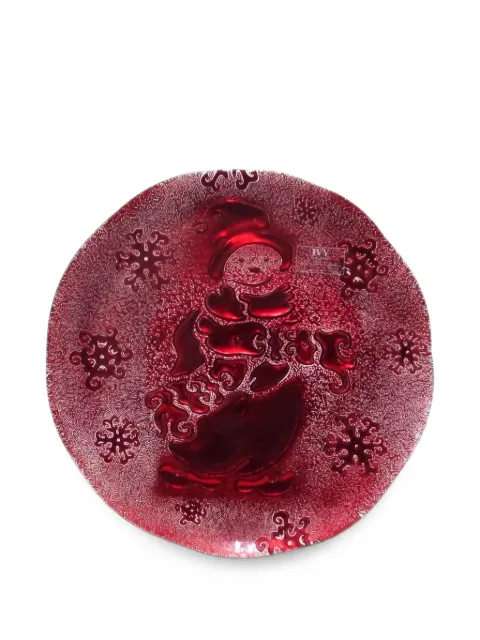 IVV snowman embossed plate
