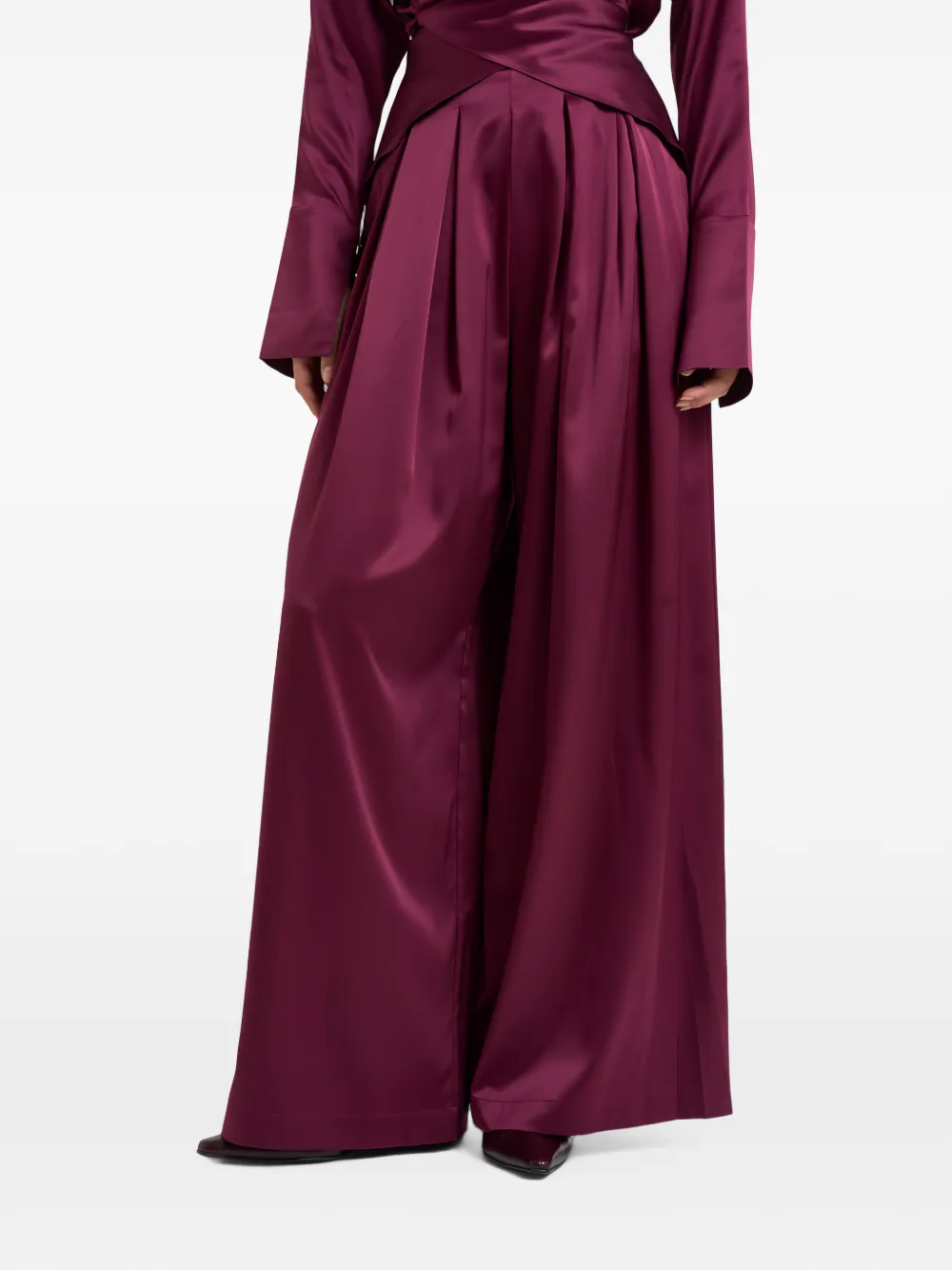 Danamé Sandy pleated palazzo pants