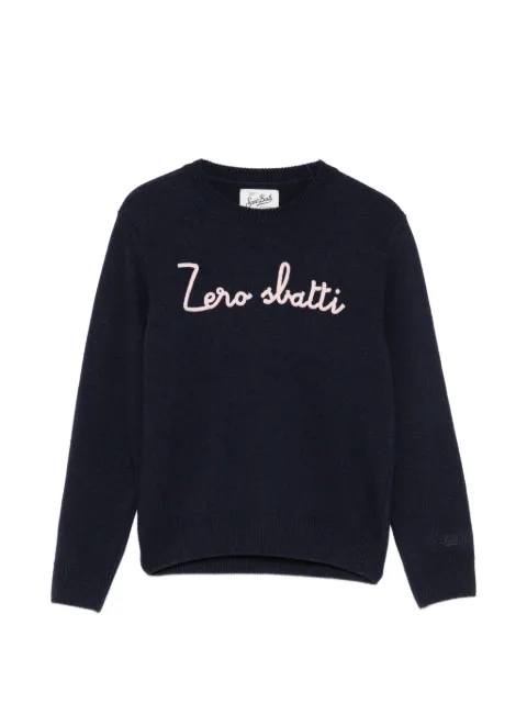 MC2 Saint Barth Kids embroidered crewneck sweater