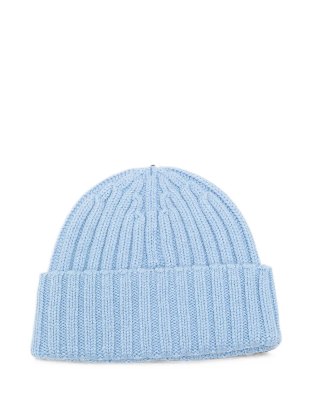MC2 Saint Barth Kids Geribbelde muts met geborduurd logo Blauw