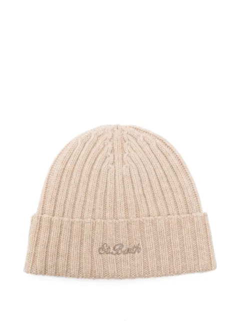 MC2 Saint Barth Kids gorro tejido de canalé Wengen