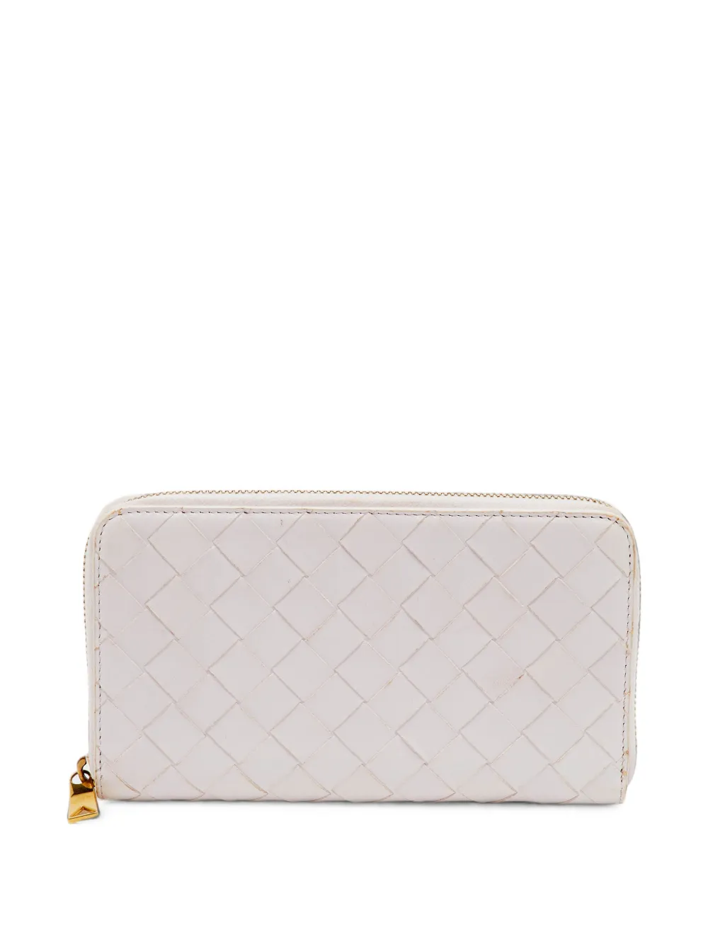 Bottega Veneta Pre-Owned Intrecciato zip-around wallet - Rosa