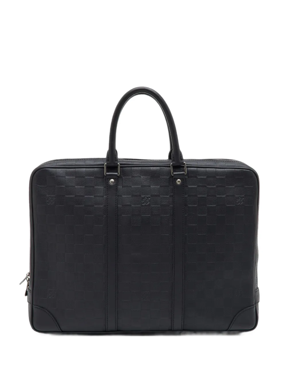 Louis Vuitton Pre-Owned pochette d’ordinateur Document Business Damier Infini en cuir (2012) - Noir