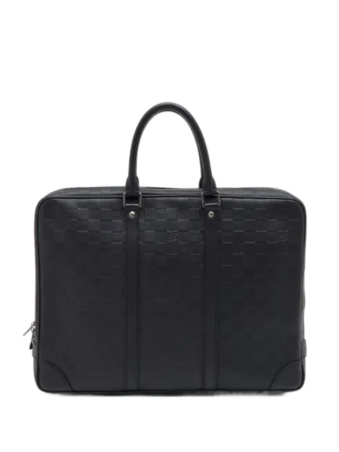 Louis Vuitton Pre-Owned 2012 Document Business Damier Infini leather laptop bag