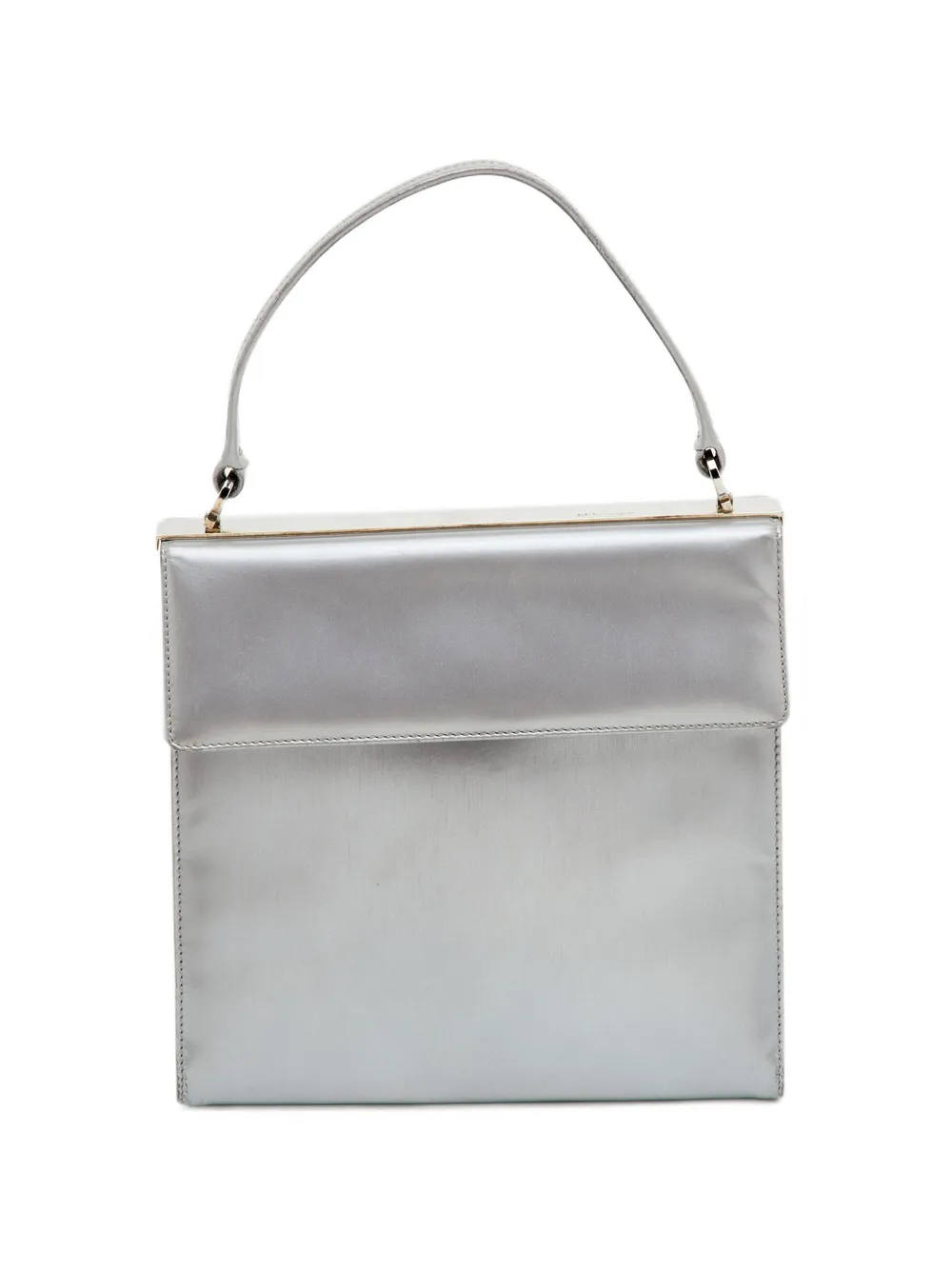 Ferragamo Pre-Owned Silver leather mini bag - Argento