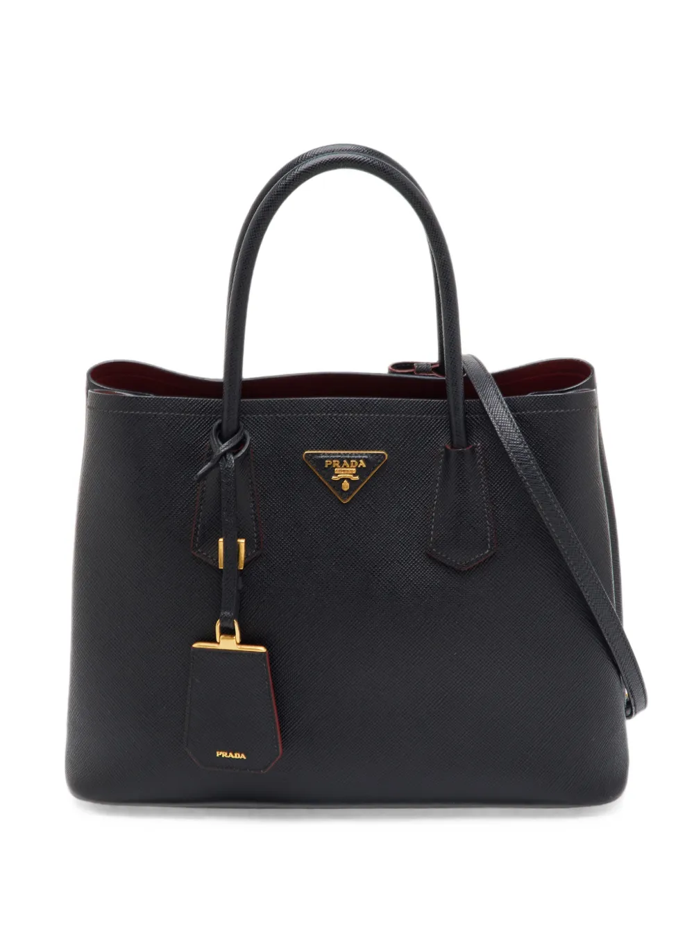 Prada Pre-Owned Saffiano Cuir leather tote bag - Nero