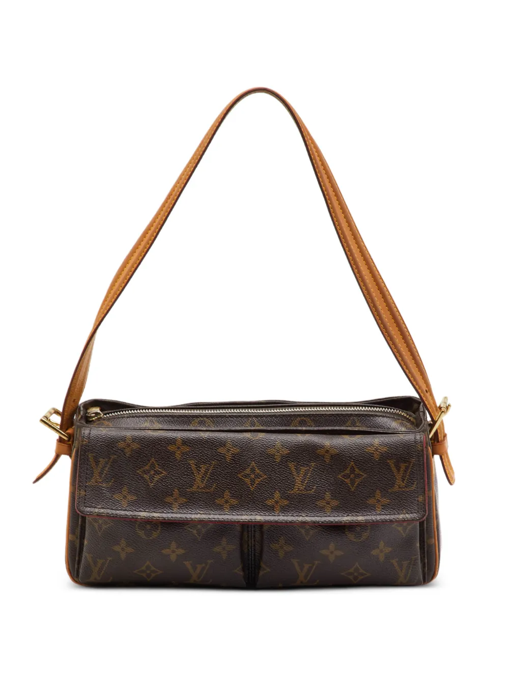 Louis Vuitton Pre-Owned Vivacité MM Schultertasche mit Monogramm - Braun