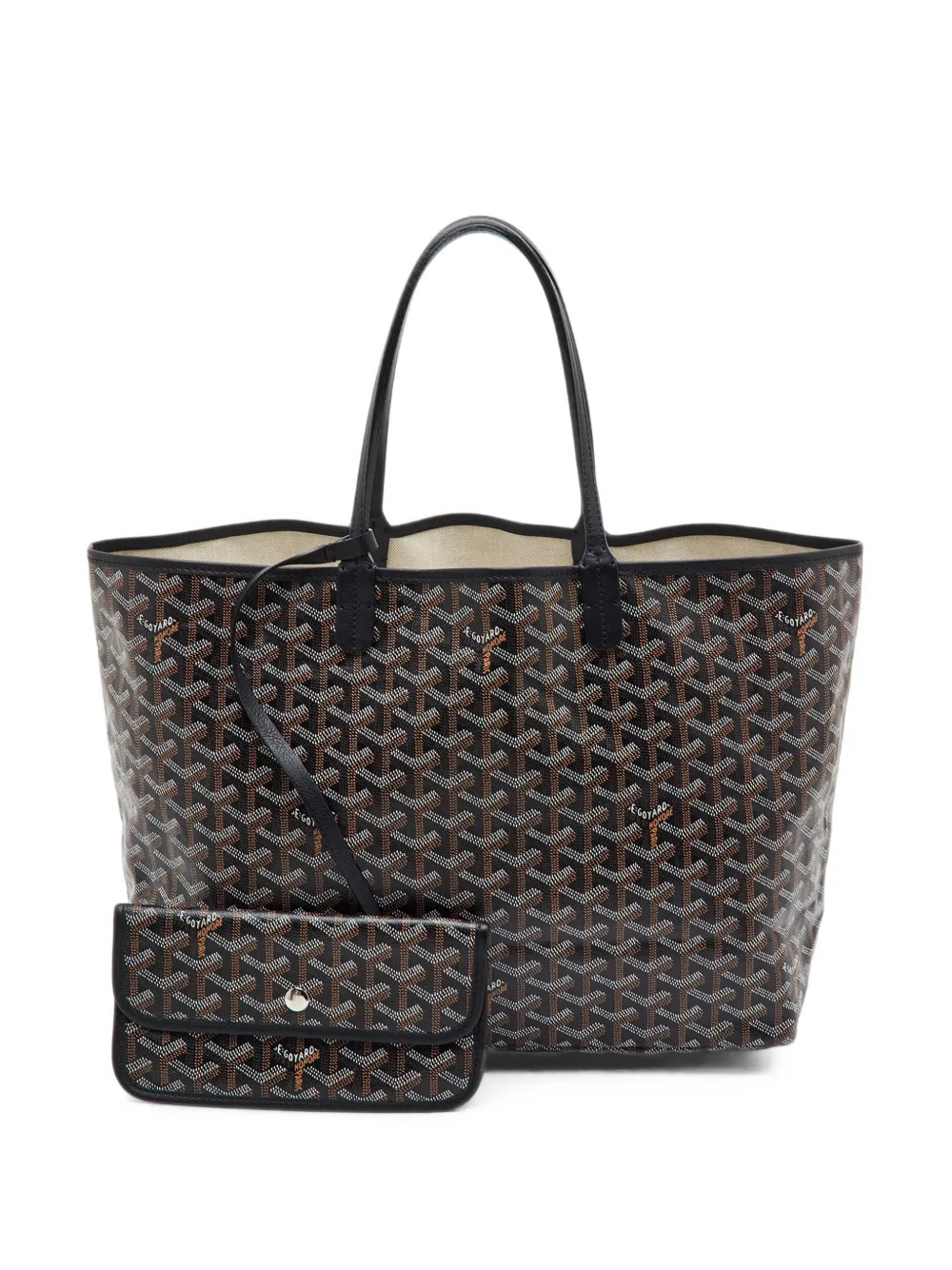 Goyard Pre-Owned 2013 PM Saint Louis Goyardine tote bag - Nero