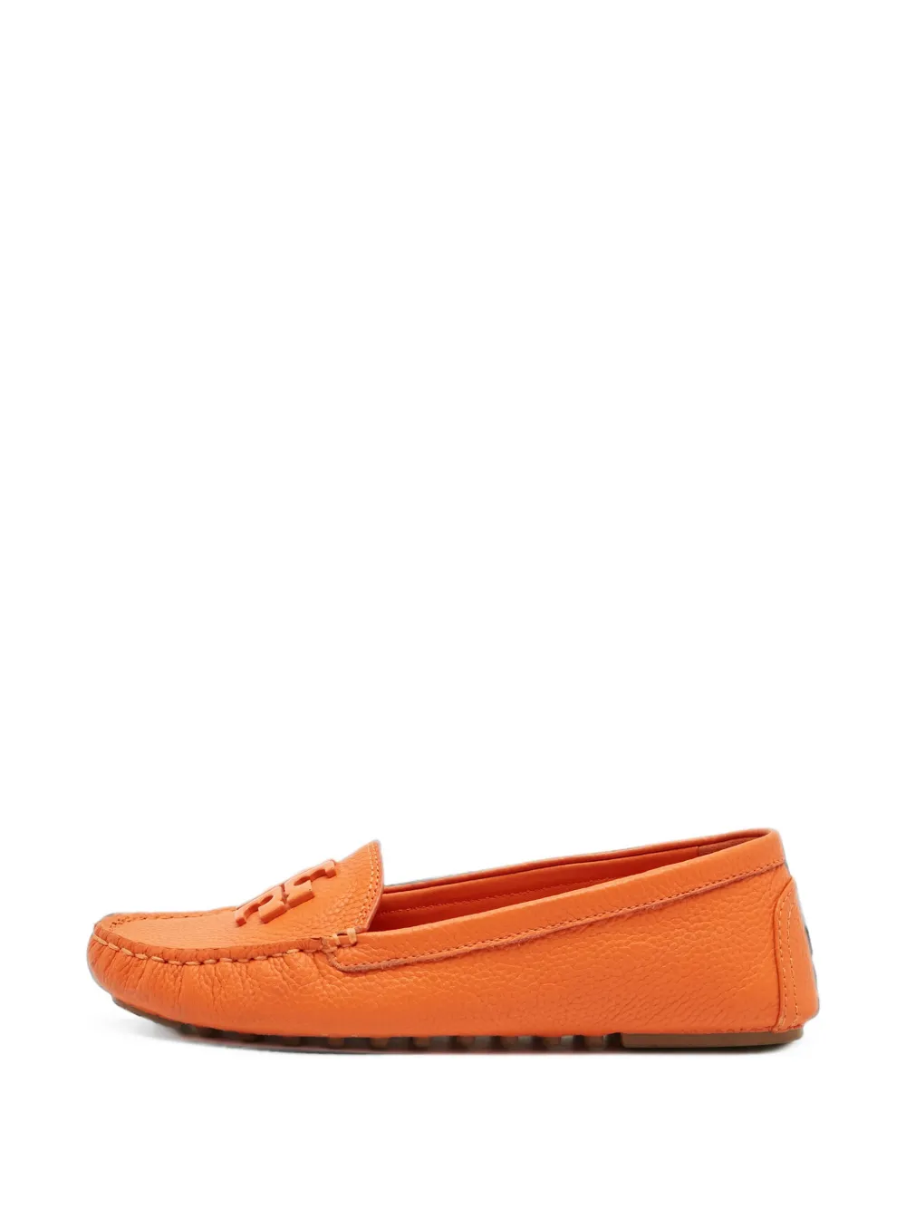 Tory Burch Lowell leather loafers - Arancione