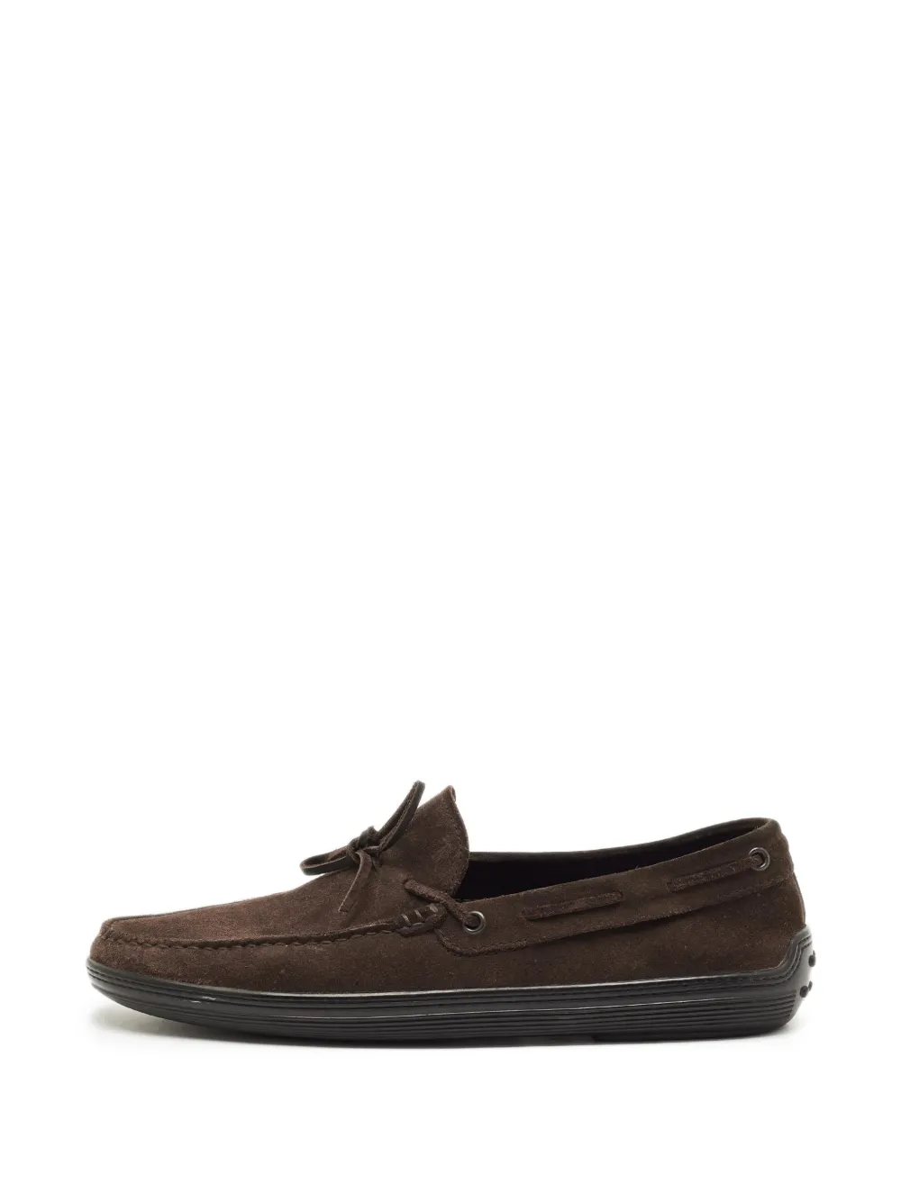 Tod's Vintage Loafer mit Schleifendetail - Braun