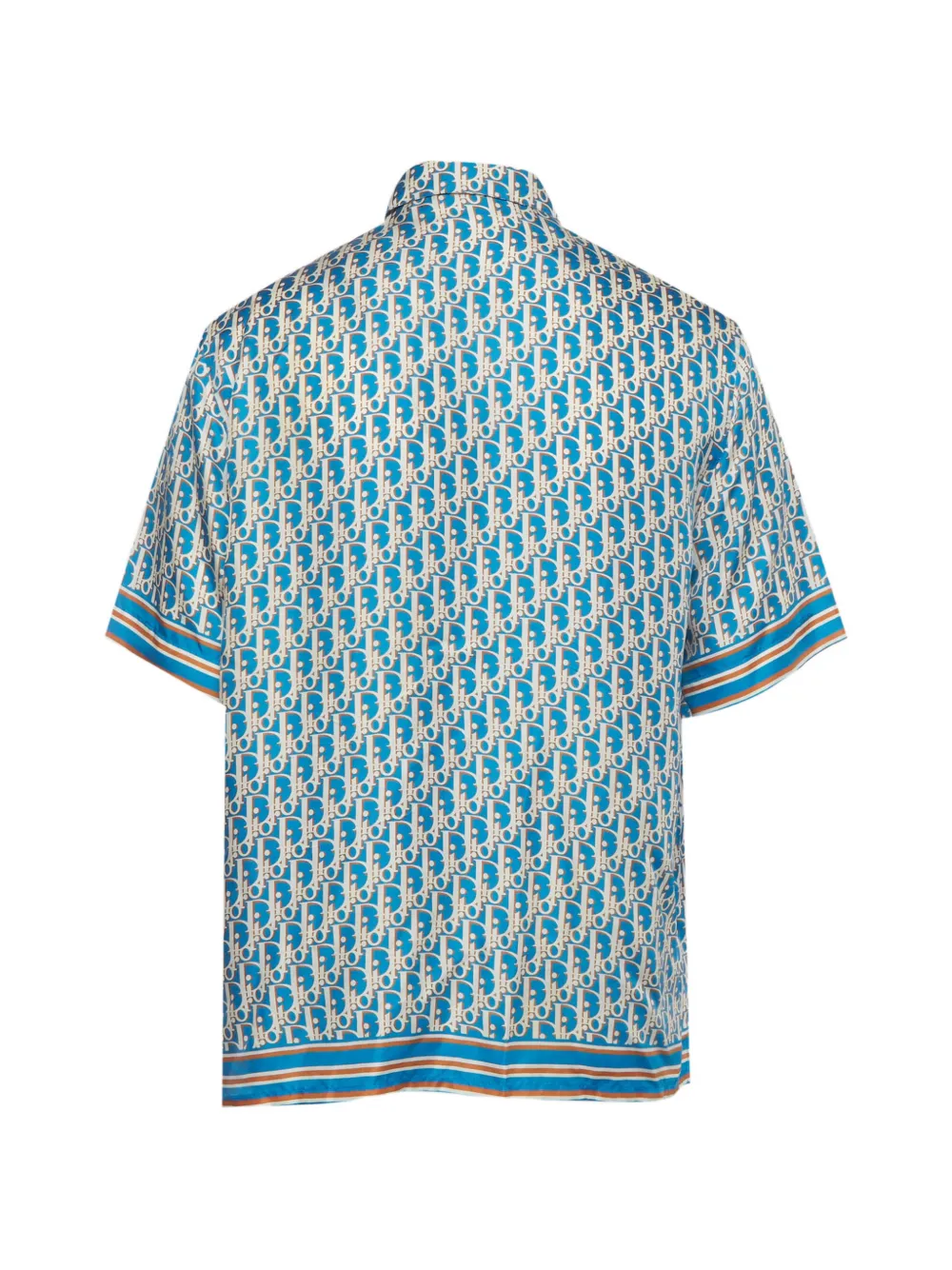 Christian Dior Pre-Owned Oblique short-sleeve Shirt | ブルー