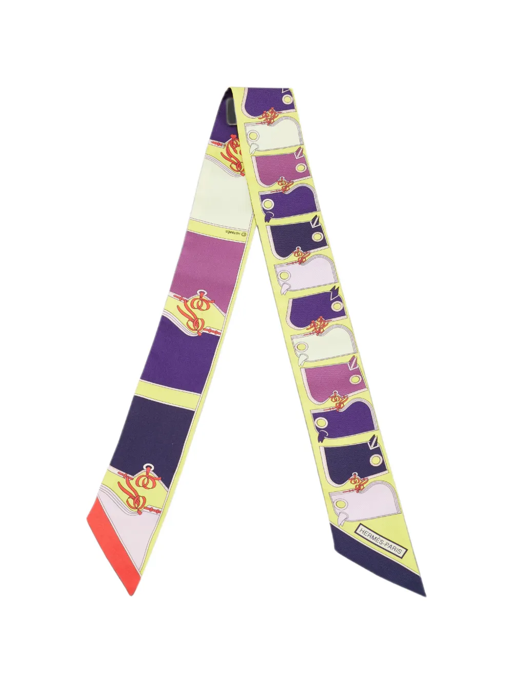 Hermès Pre-Owned Camails Twilly scarf - Giallo