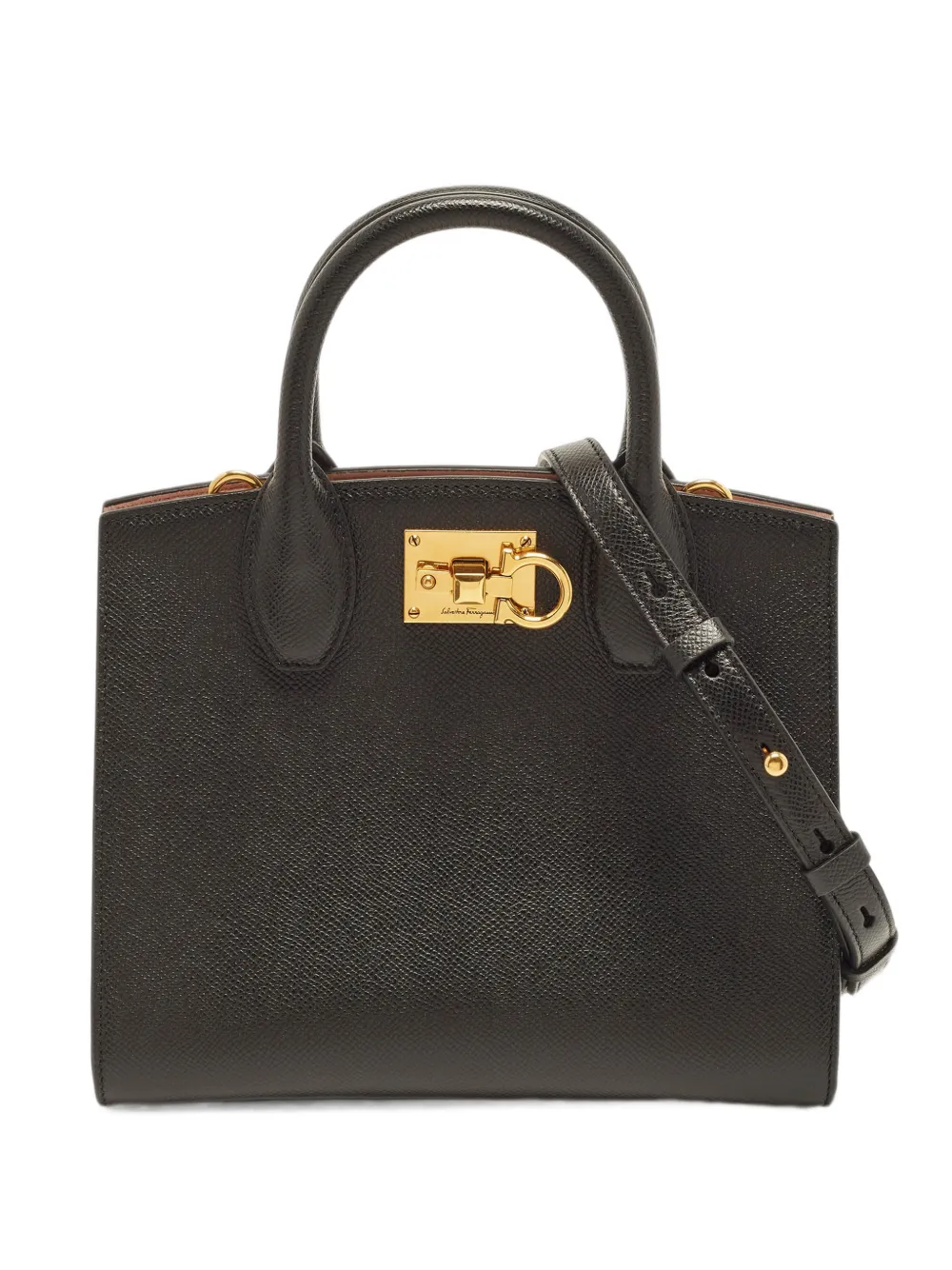 Ferragamo Pre-Owned mini Studio Box tote bag - Nero