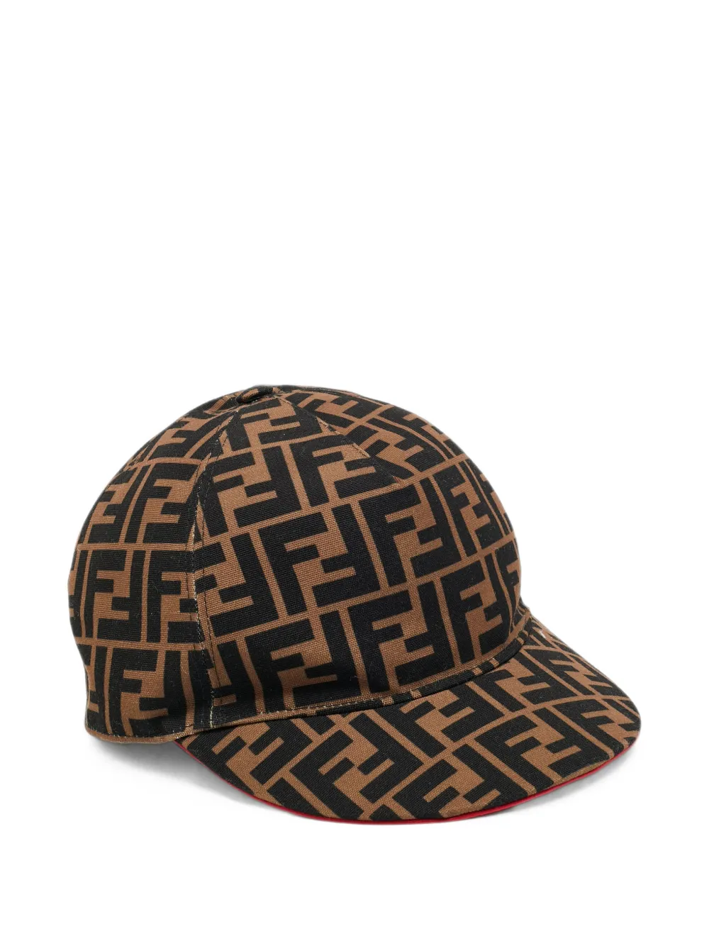 Fendi Pre-Owned Zucca canvas baseball cap - Marrone