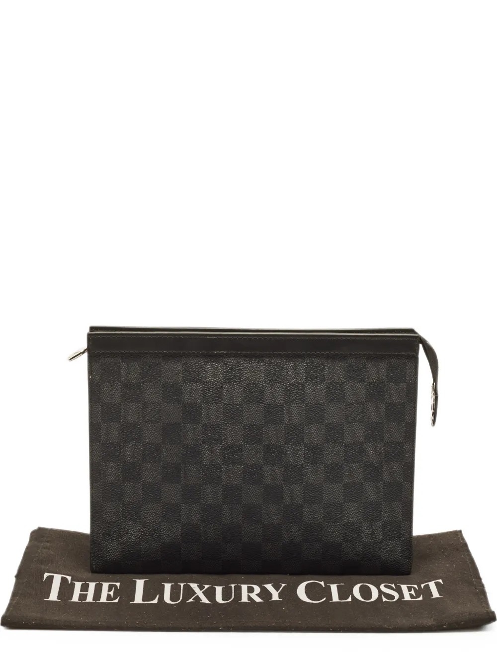Louis Vuitton Pre-Owned MM Voyage Damier Graphite clutch bag - Nero