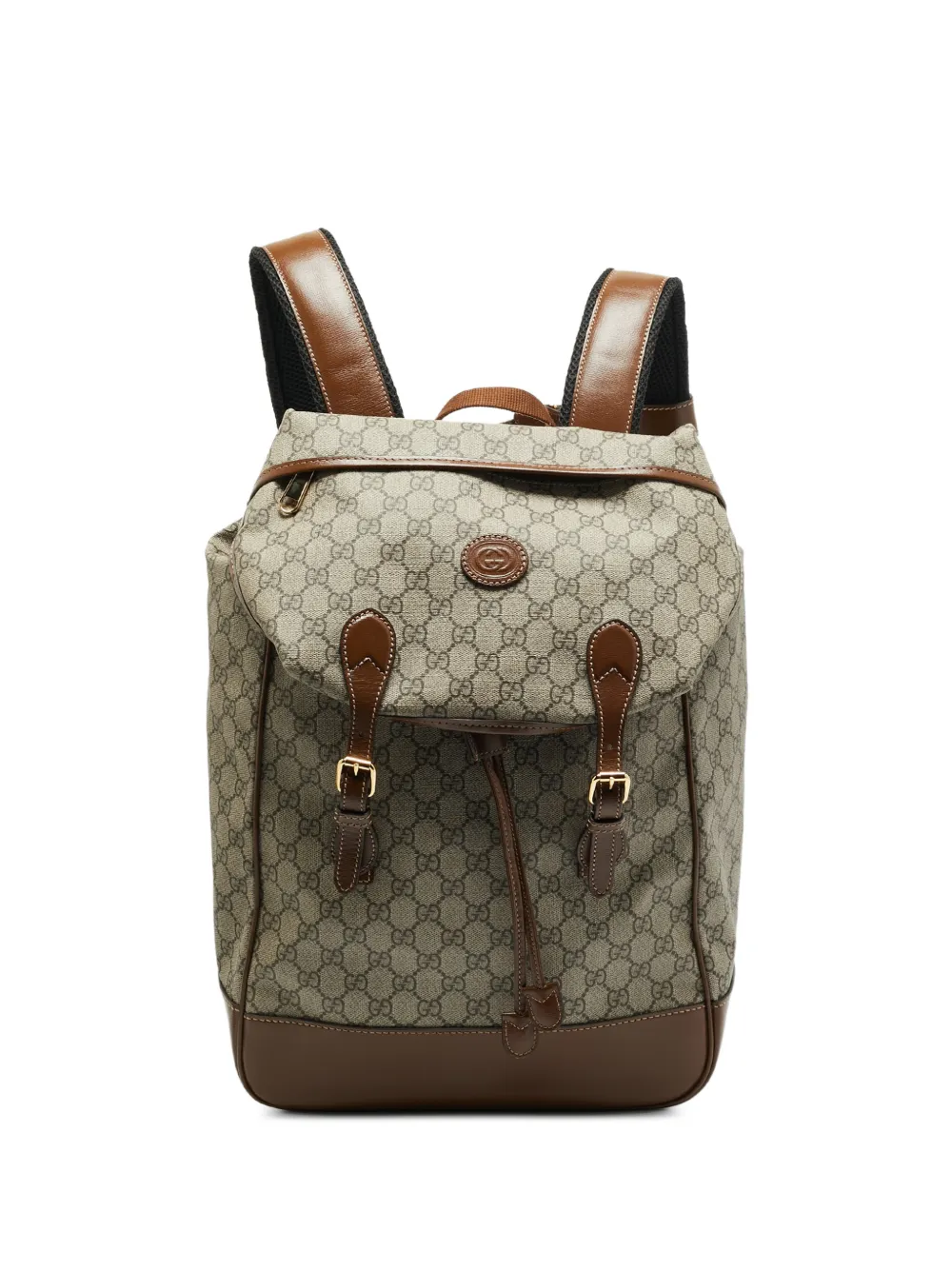 Gucci Pre-Owned sac à dos à motif GG Supreme - Tons neutres