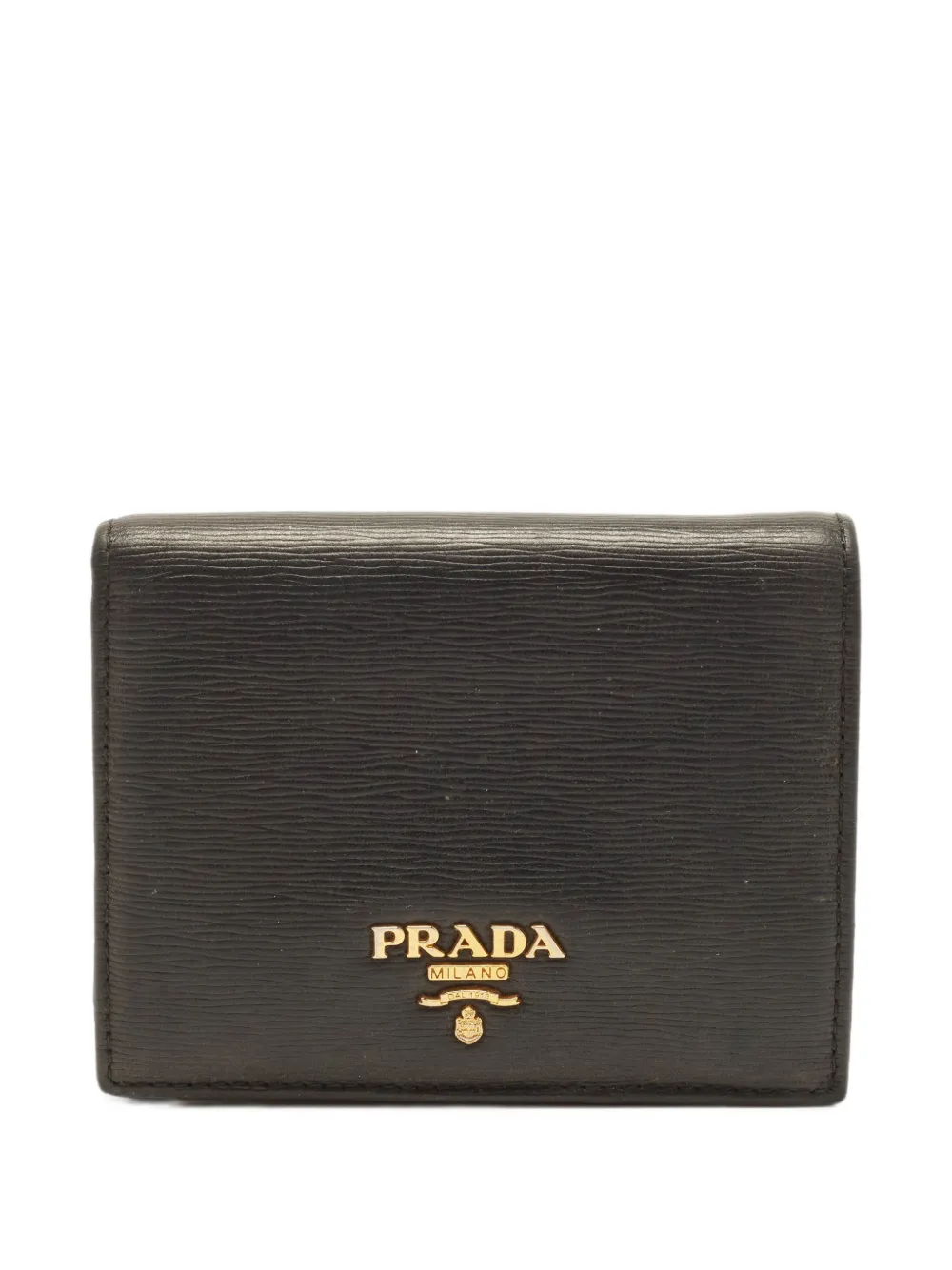 Prada Pre-Owned Vitello Move bi-fold wallet - Nero