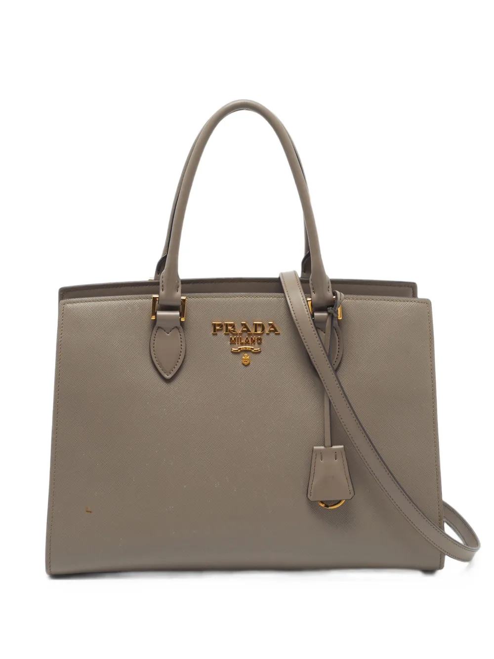 Prada Pre-Owned Saffiano-leather tote bag - Grigio