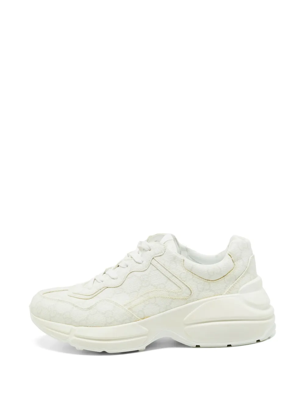 Gucci Pre-Owned baskets Rhyton à motif GG Supreme - Blanc Gucci Pre-Owned baskets Rhyton à motif GG Supreme - Blanc
