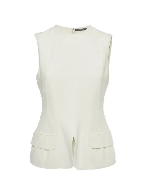Alexander McQueen Pre-Owned sleeveless fitted top