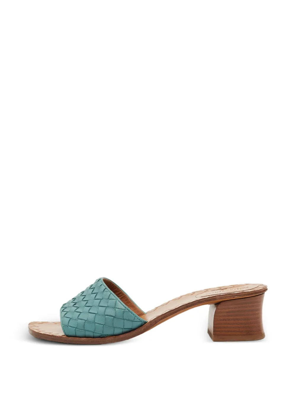 Bottega Veneta Pre-Owned Ravello intrecciato sandals - Blu