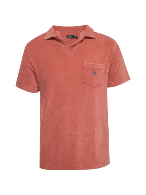 Polo Ralph Lauren Vintage terry open-collar T-shirt