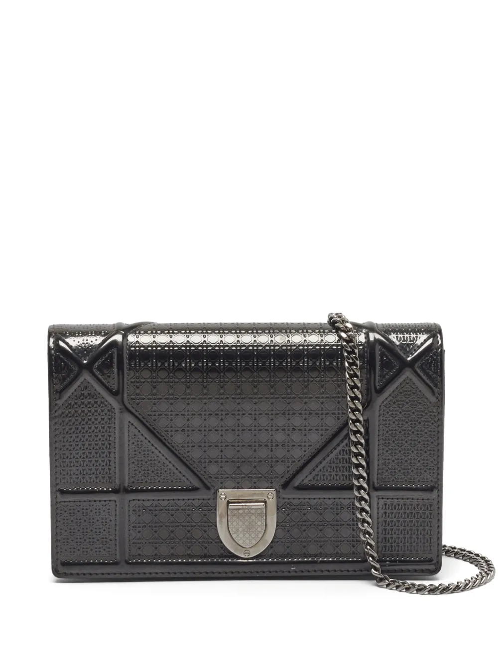 Christian Dior Pre-Owned 2019 Diorama Microcannage Schultertasche - Grau