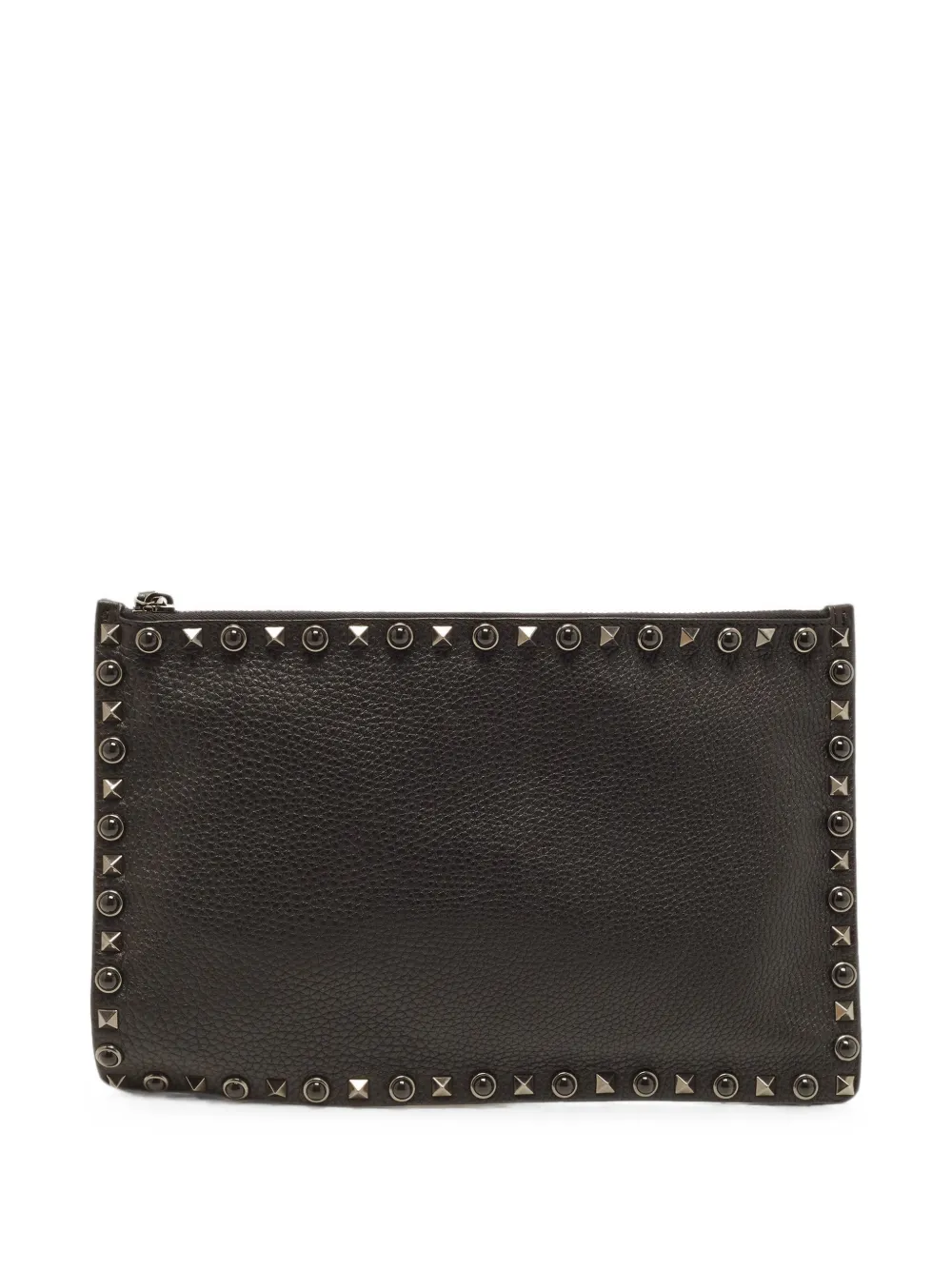 Valentino Garavani Pre-Owned Rolling Rockstud clutch bag - Nero