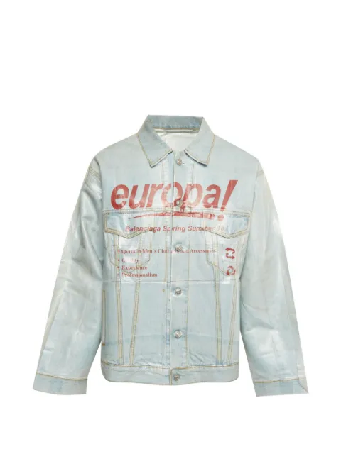 Balenciaga Pre-Owned oversized denim jacket