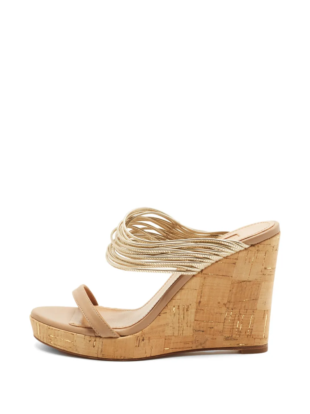 Aquazzura Rendez Vous wedge sandals - Oro