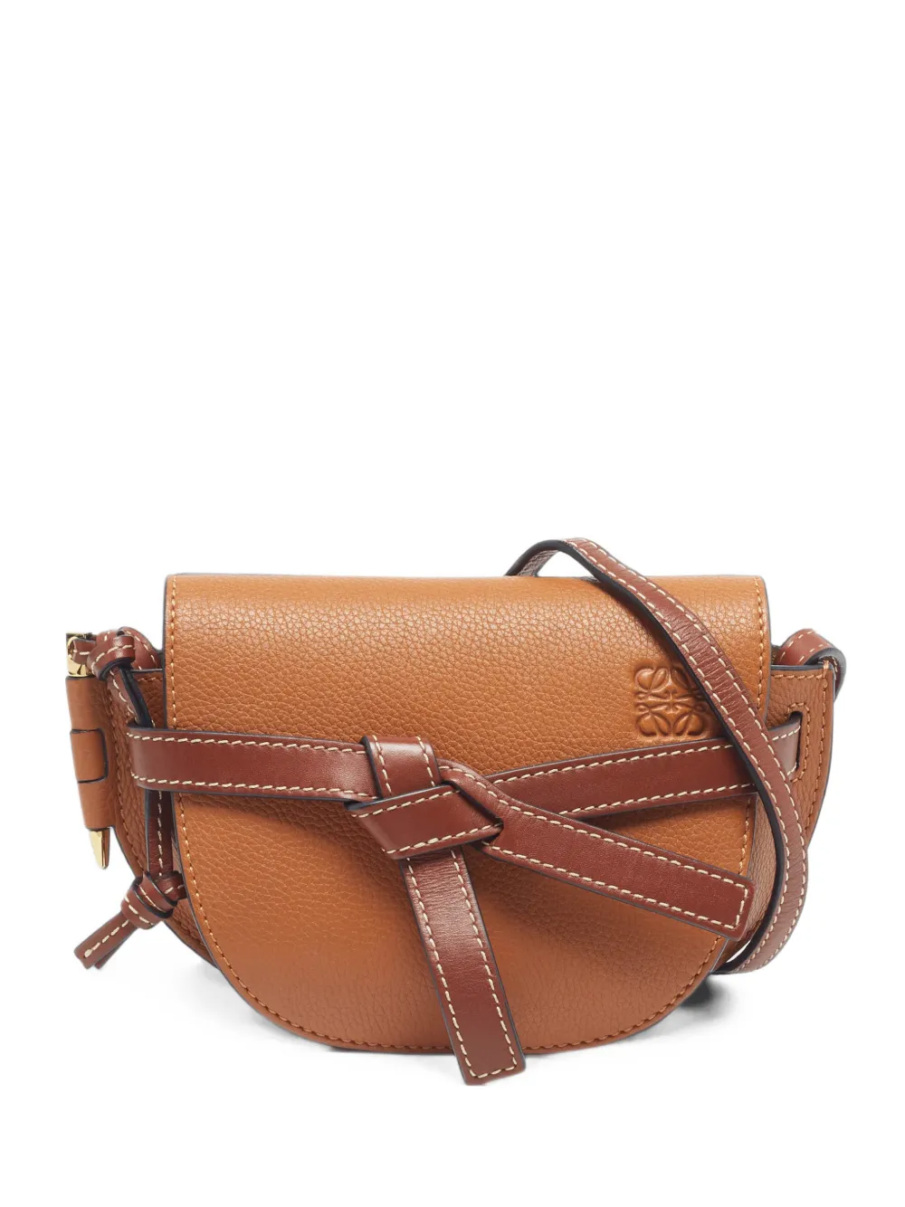 Loewe Pre-Owned mini Gate cross body bag - Marrone