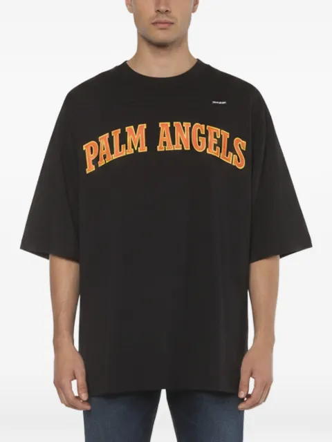 Palm Angels logo print jersey T-shirt