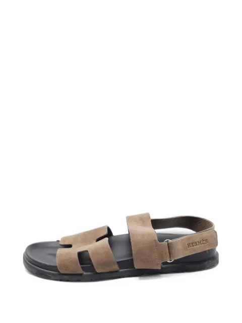 Hermès Pre-Owned H cutout slingback sandals