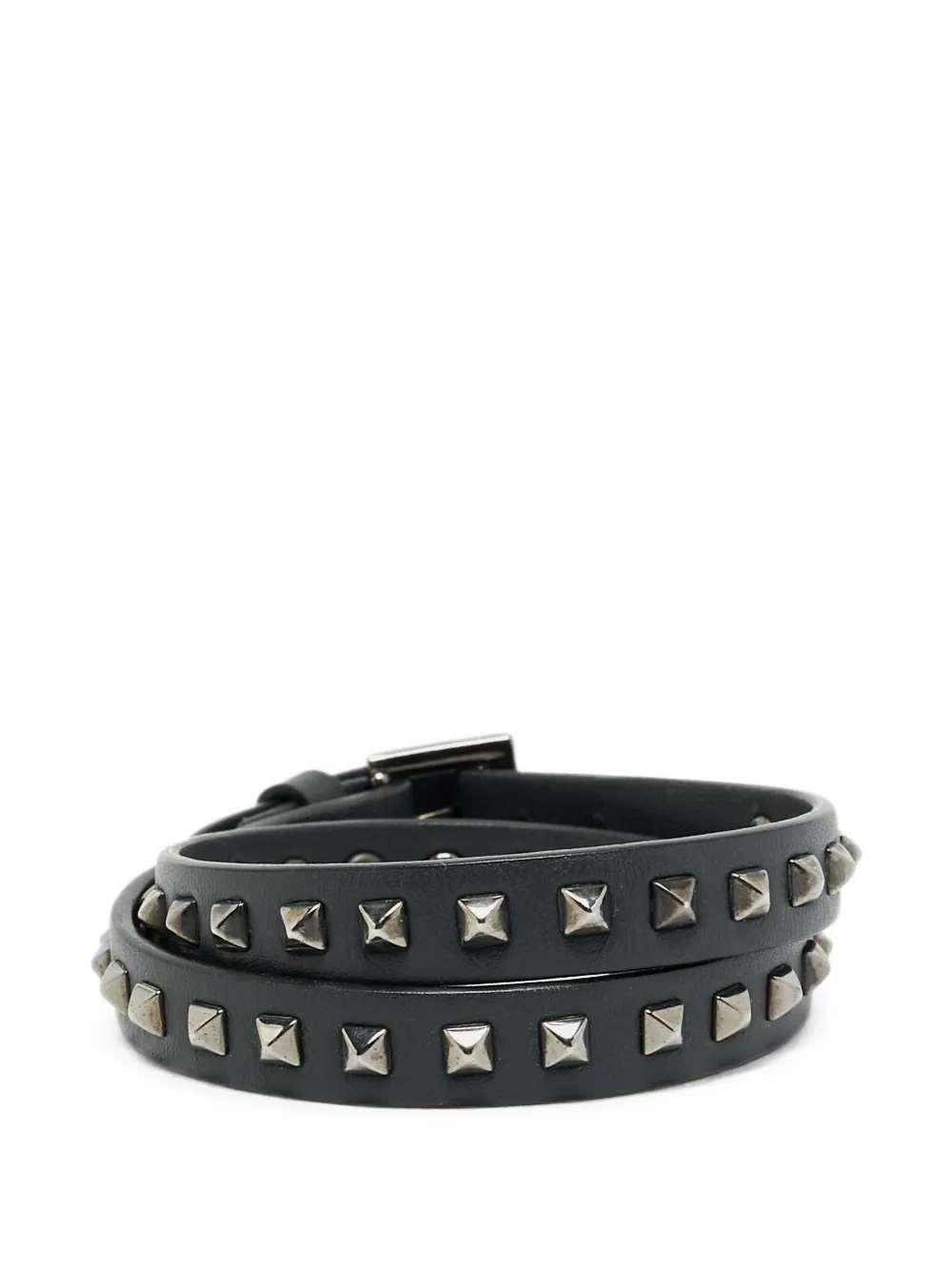 Valentino Garavani Pre-Owned Rockstud wrap bracelet - Nero