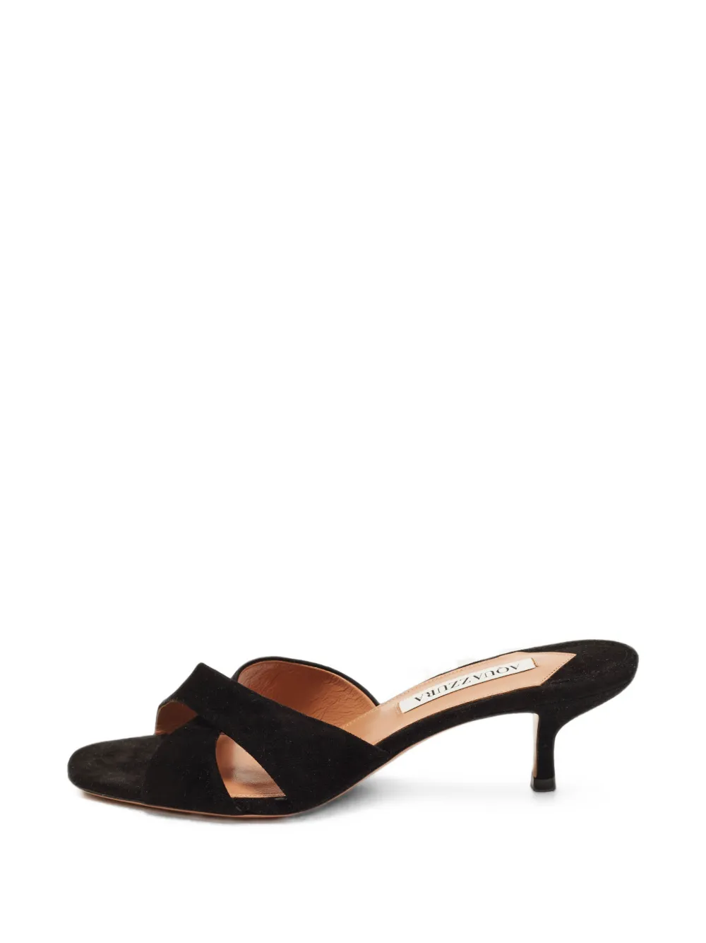 Aquazzura sandales en daim à brides croisées - Noir