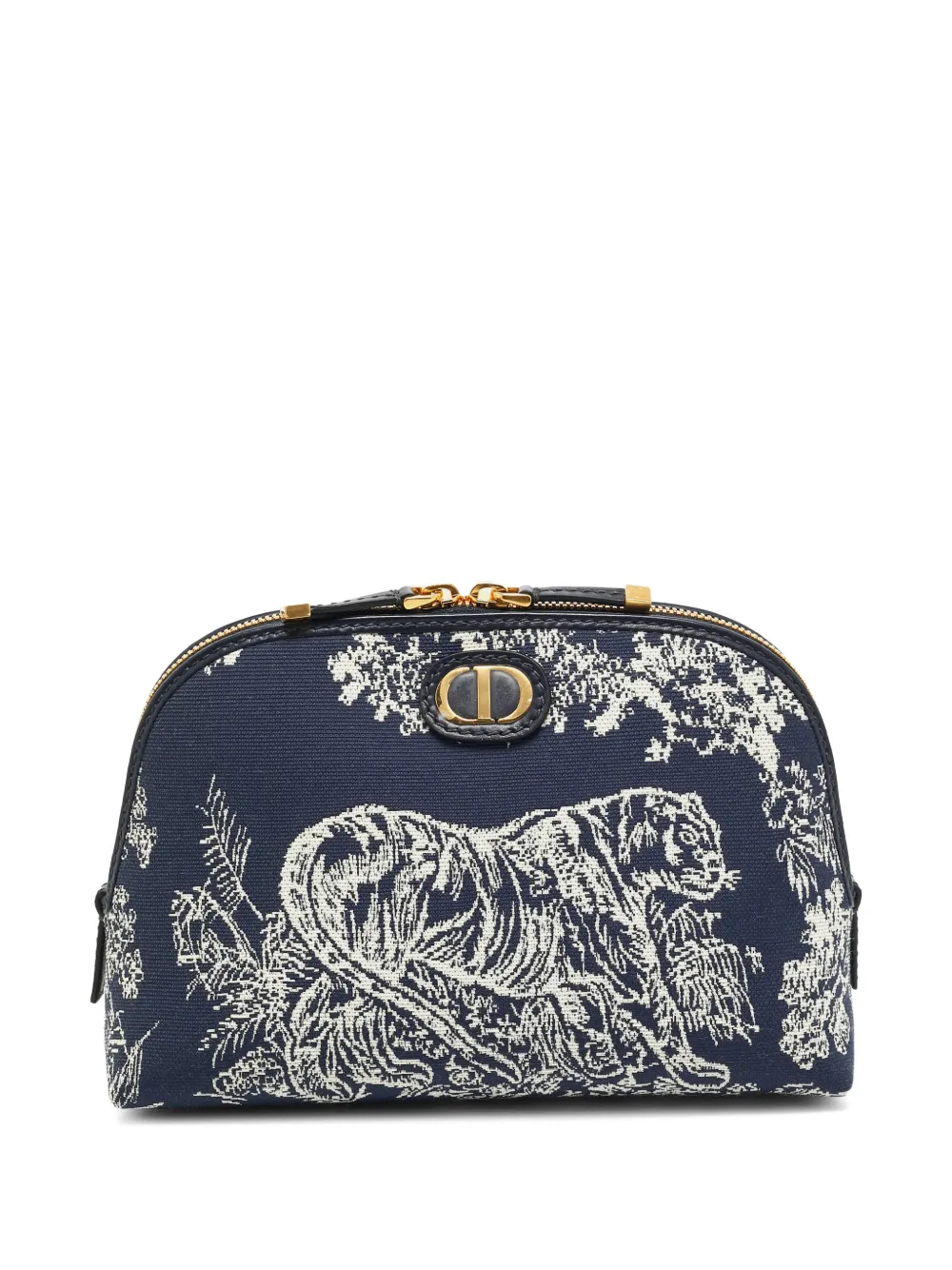 Christian Dior Pre-Owned 30 Montaigne Toile de Jouy Reverse Kosmetiktasche - Blau