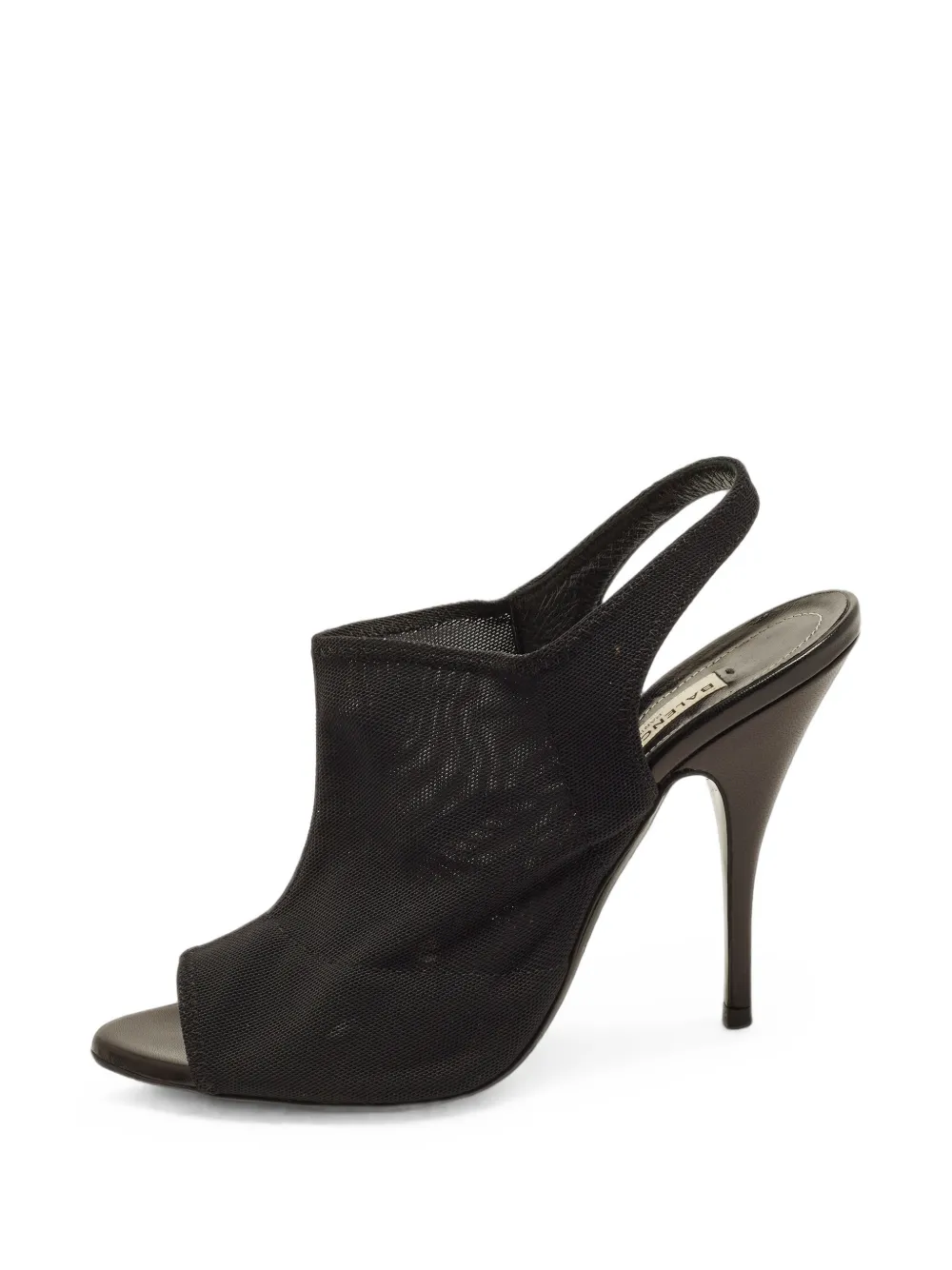 Balenciaga Pre-Owned Glove knit slingback sandals - Nero