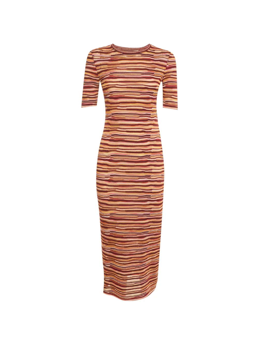 Missoni Pre-Owned striped knit dress - Rosso