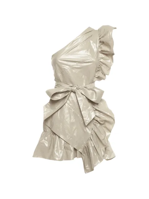 Isabel Marant Vintage Lavern one-shoulder mini dress